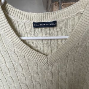 Brandy Melville Women's Cream Sweater Vest